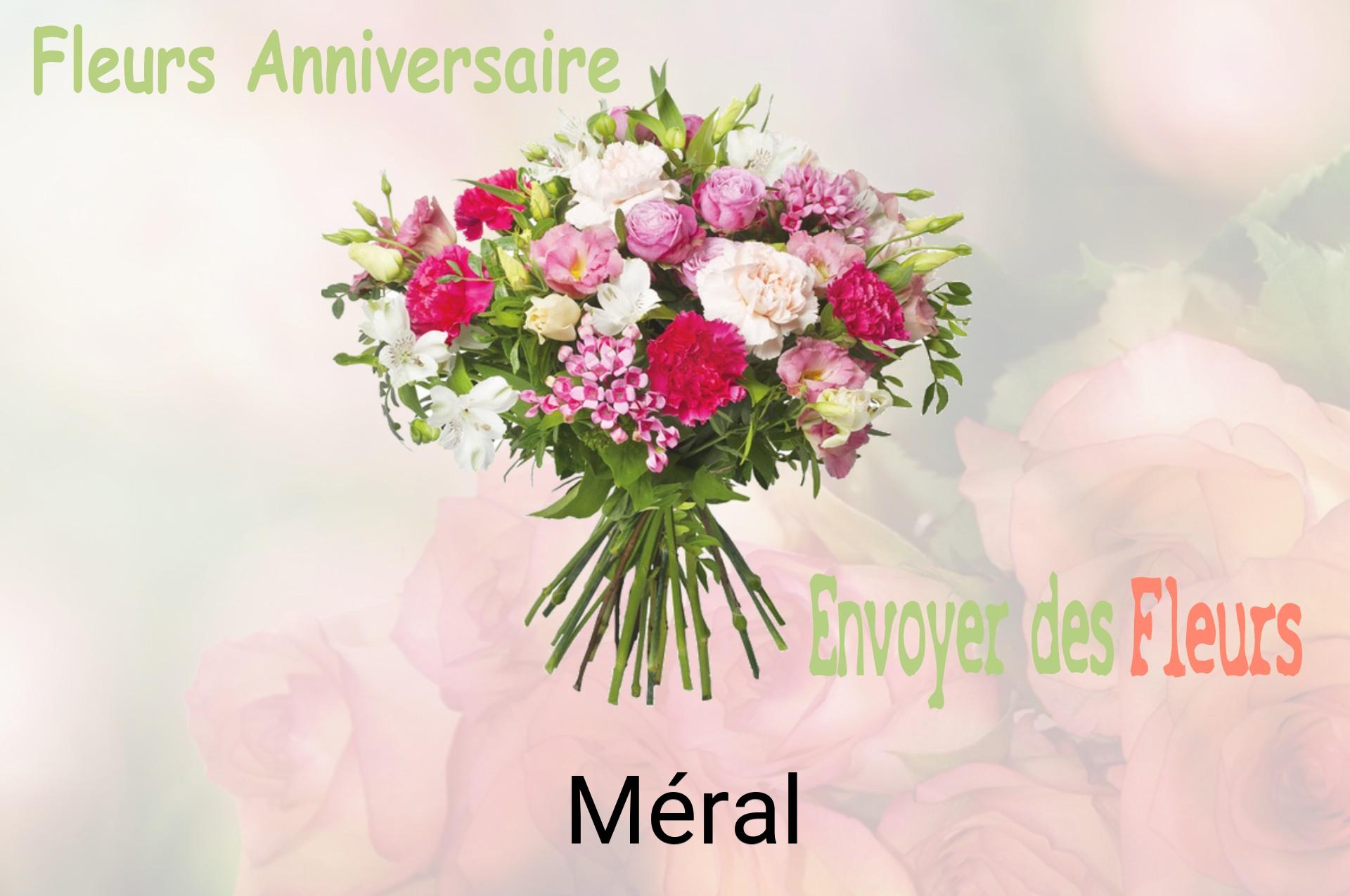 Bouquet de fleurs d’anniversaire livré à Méral